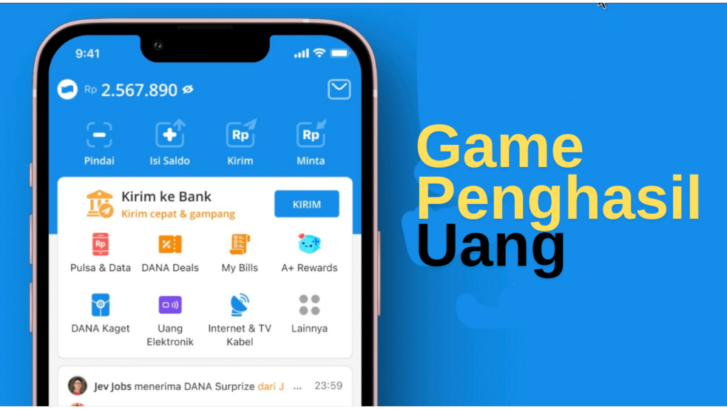 Game Penghasil Uang Langsung Transfer ke Dana Tanpa Deposit.